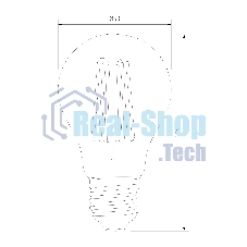 BLE2754/ Светодиодная лампа Classic Smart F А60 Е27 6,5W 3300К-6500К CCT+DIM