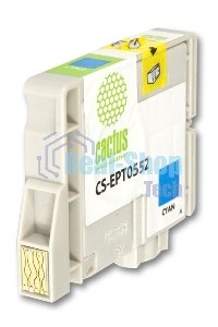 Картридж струйный Cactus CS-EPT0552 голубой для Epson Stylus RX520/Stylus Photo R240 (10мл)