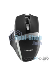 Мышь беспроводная Crown Gaming CMXG-801 черный, 1600 dpi, радиоканал, USB, кнопки - 7