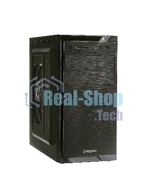 Компьютерный корпус Minitower ExeGate QA-412U Black, mATX, (XP450, Black, 120мм), 2хUSB+2хUSB 3.0, Audio