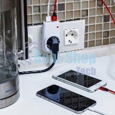 Адаптер питания 220В Rexant + 2 USB RX-17