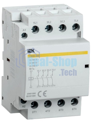 Контактор модульный КМ40-40М AC/DC IEK MKK21-40-40 IEK