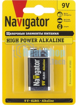 Элемент питания алкалиновый Navigator 