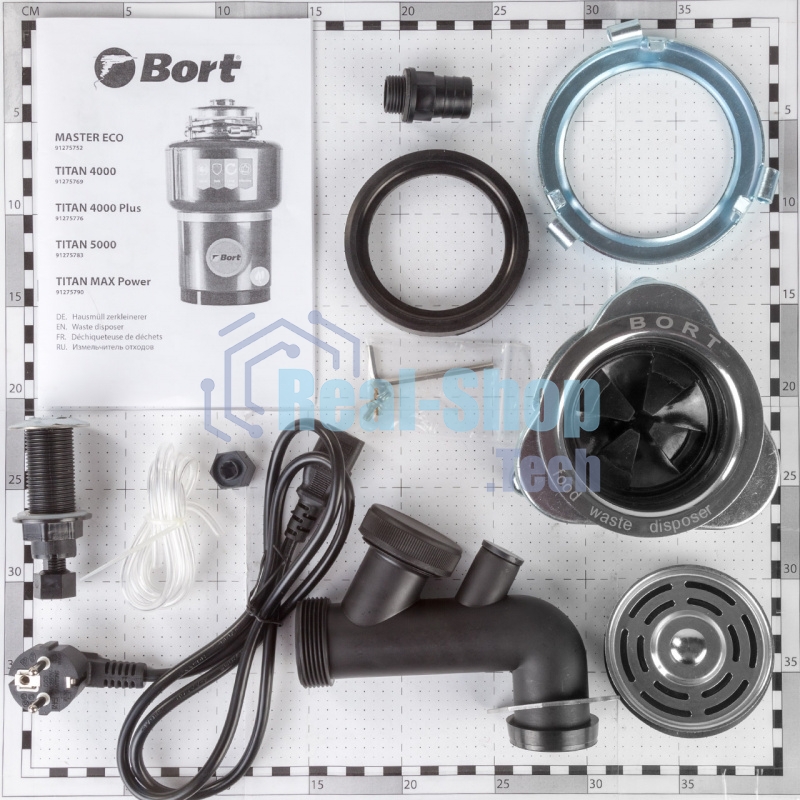 Измельчитель пищевых отходов Bort TITAN 4000 Plus (91275776)