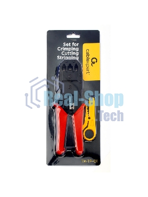Набор инструментов Cablexpert TK-TP-01, для обжима, обрезки, зачистки и заделки витой пары