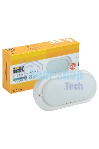 Светильник Iek LDPO0-4011-8-4000-K01 LED ДПО 4011 8Вт IP54 4000K овал белый IEK