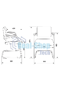 Кресло компьютерное Бюрократ CH-271N-V/BLACK черный Leather Black искусственная кожа