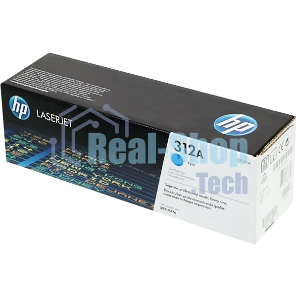 Тонер Картридж HP 312A CF381A голубой для HP CLJ Pro M476 (2400 стр.)