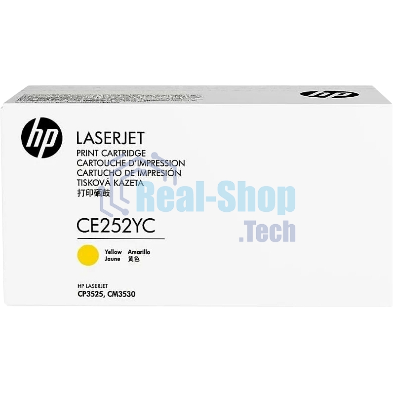 Картридж лазерный контрактный HP Contractual Yellow Optimized Original LaserJet Toner Cartridge (CE252YC)