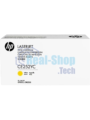 Картридж лазерный контрактный HP Contractual Yellow Optimized Original LaserJet Toner Cartridge (CE252YC)