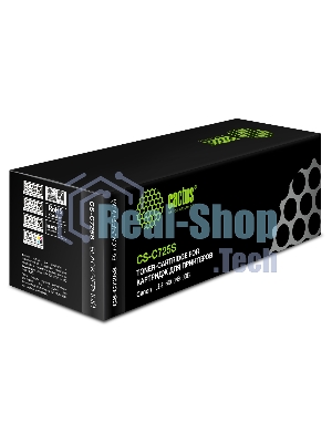 Картридж лазерный Cactus CS-C725S черный (1600 стр.) для Canon LBP 6000 i-Sensys 6000b i-Sensys