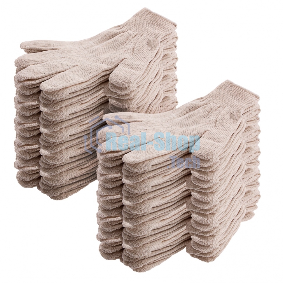 Перчатки трикотажные для ремонтных и строительных работ Россия