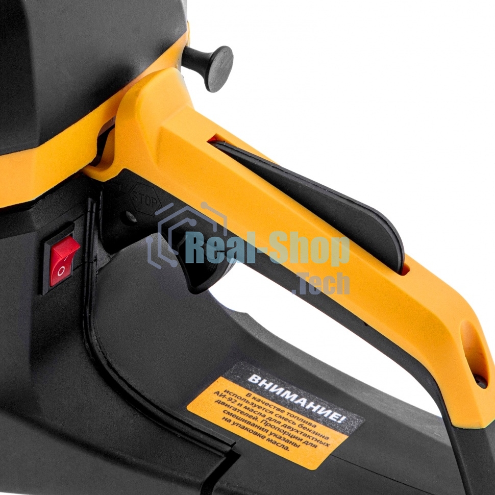 Пила цепная бензиновая Denzel DS-5218, шина 45 см, 52см3, 3 л.с., шаг 0,325, паз 1,5 мм, 72 зв