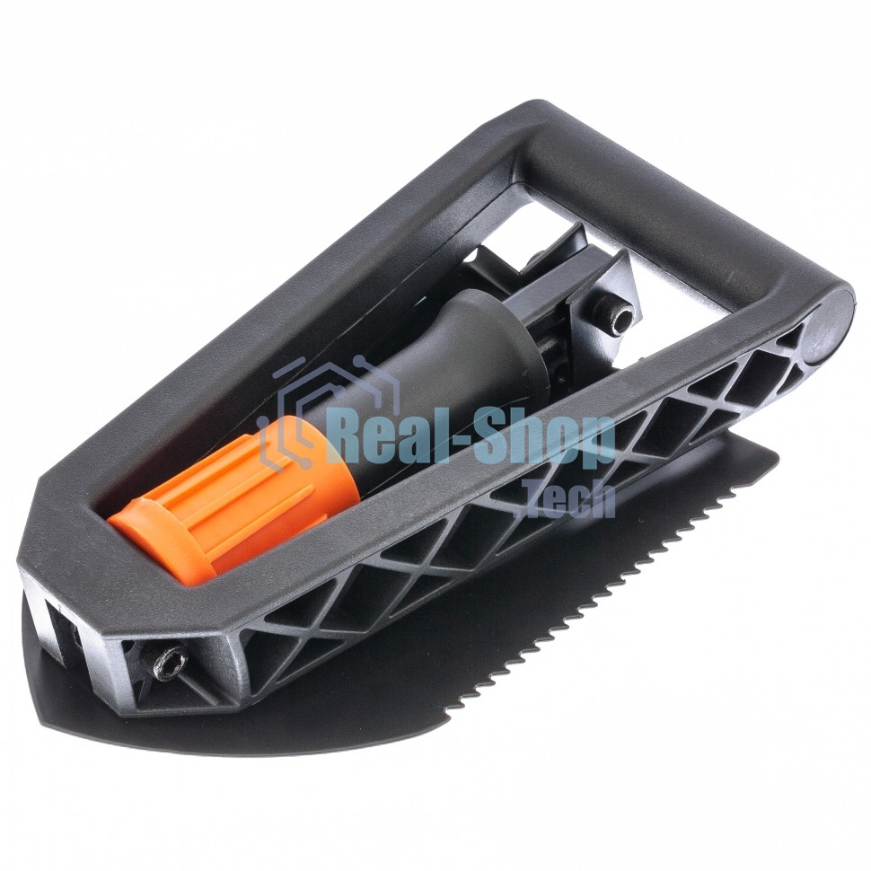 Лопата походная, 150х205х253-590 мм, пластик. рукоятка, складная в чехле Stels