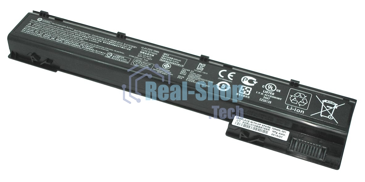 Аккумуляторная батарея для ноутбука HP Z Book 15, 17 (AR08) 14.4V 75Wh черный