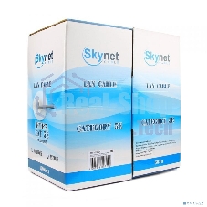 Кабель SkyNet Standart FTP indoor 4x2x0,48, медный, FLUKE TEST, кат.5e, однож., 305 м, box, серый