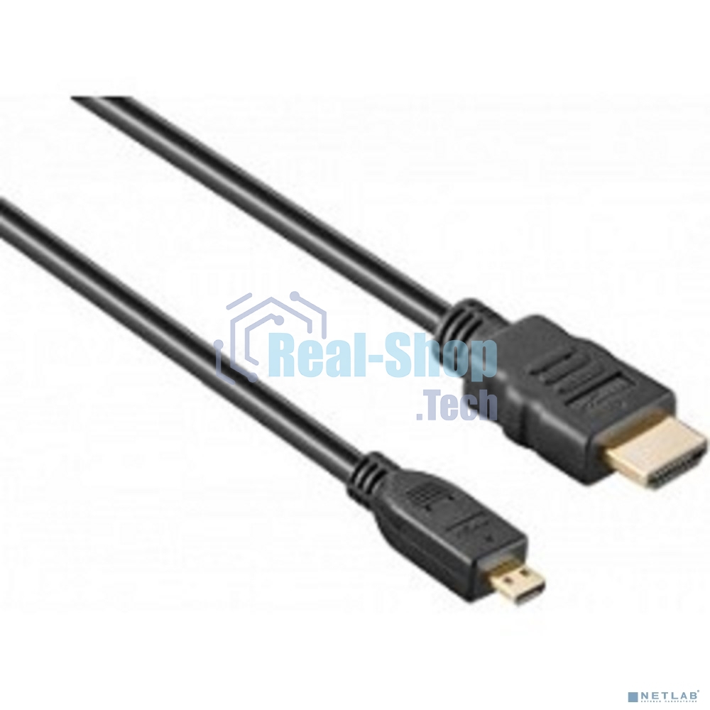 Кабель Exegate HDMI to microHDMI (19M -19M) 1.8м, ver1.4, позолоченные контакты