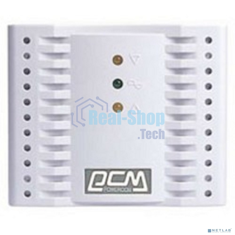 Стабилизатор напряжения Powercom TCA-1200 600Вт 1200ВА белый