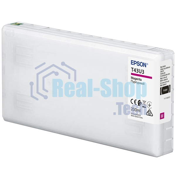 Картридж струйный Epson T43U (C13T43U340) пурпурный (200 мл) для SureLab SL-D800