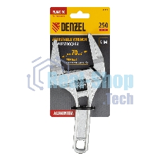 Ключ разводной Denzel 205 мм, алюминиевый