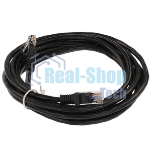 Патч-корд медный UTP Cablexpert PP10-3M/BK cat.5e, 3м, литой, многожильный, черный