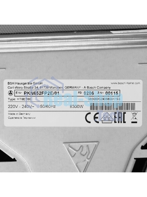 Варочная панель Bosch Serie 6 PKN652FP2E белый