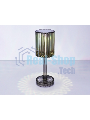Настольная светодиодная лампа Ambrella light DE8071 GR серый LED RGB 3W (ПДУ RGB)