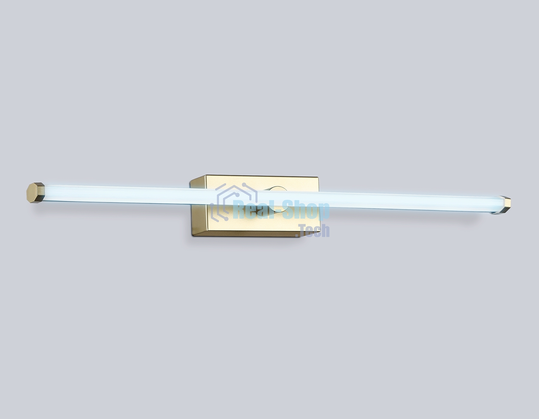 Настенный светодиодный светильник Ambrella light FL6114 GD золото 9W 3000K-6400K 410*45*80