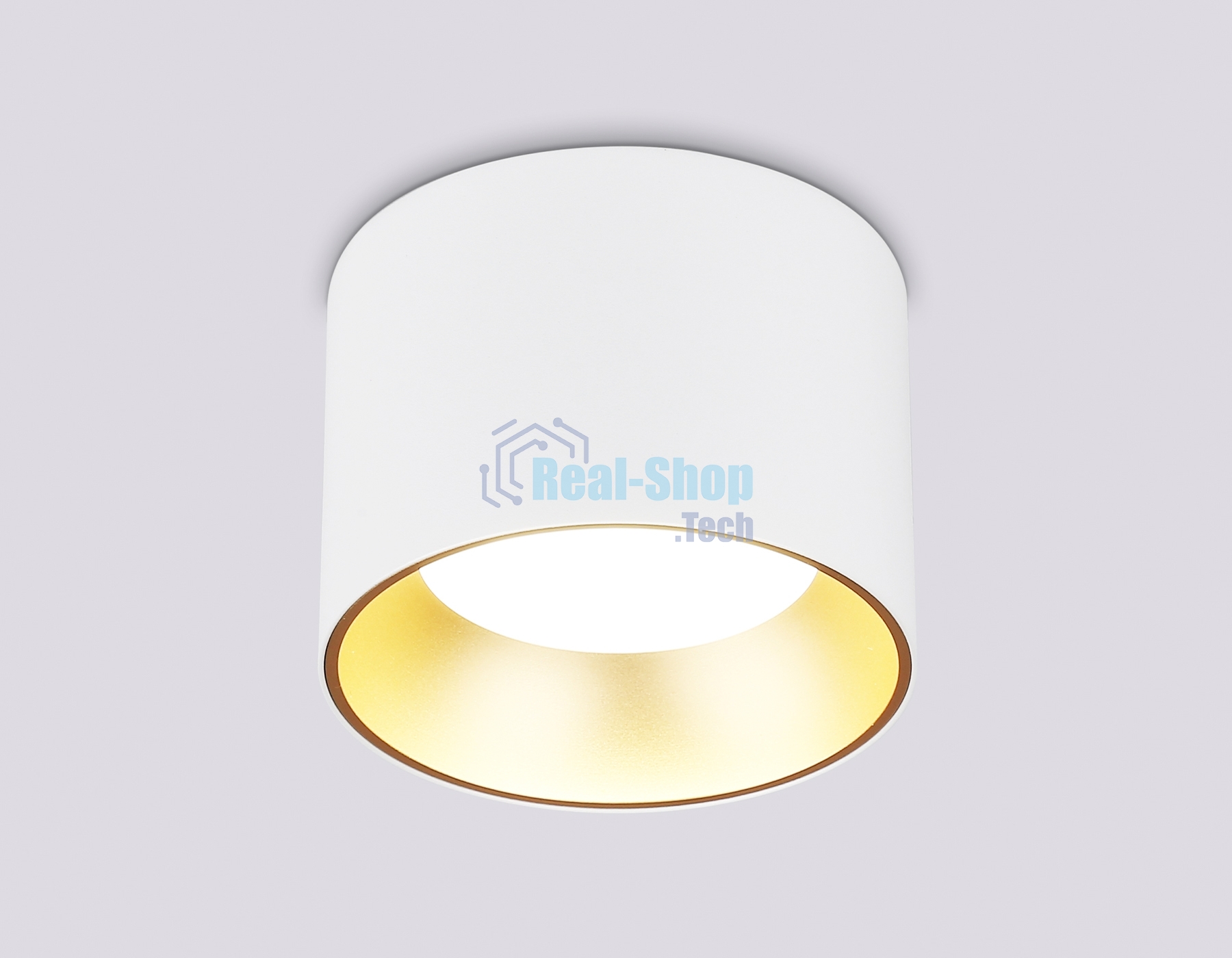 Светильник Ambrella light TN52882 SWH/SGD белый песок/золото песок GX53 max 12W D97*70