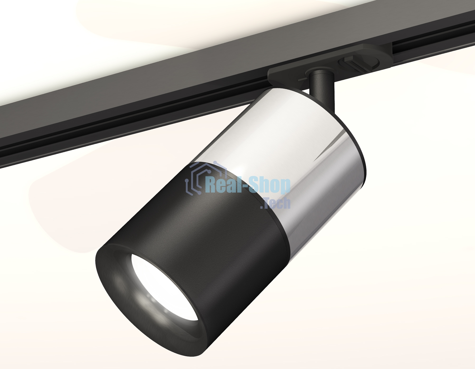 Светильник Ambrella light XT7402072 SBK/PSL/PBK черный песок/серебро полированное/черный полированный MR16 GU5.3