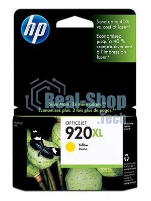 Картридж струйный HP 920XL CD974AE желтый для HP OJ 6000/6500 (700 стр.)