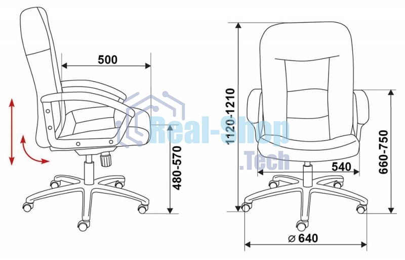 Кресло руководителя Бюрократ T-9908AXSN-AB черный, кожа, крестовина металл