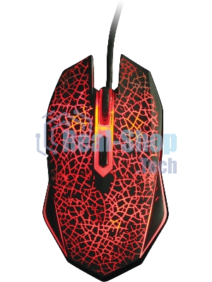 Мышь проводная Qumo Solaris M10 + коврик, проводная, оптическая, 800/1200/1600/2200 dpi