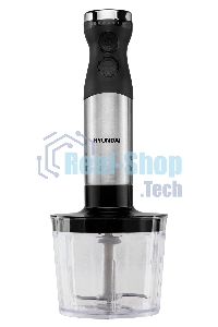 Блендер погружной Hyundai HYB-H3824 800Вт серебристый/черный