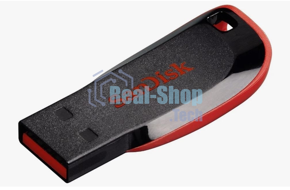 Флешка USB 128Gb SanDisk CZ50 Cruzer Blade, USB 2.0
