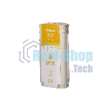 Картридж струйный Sakura B3P21A (№727 Yellow) для HP, желтый, 130 мл.