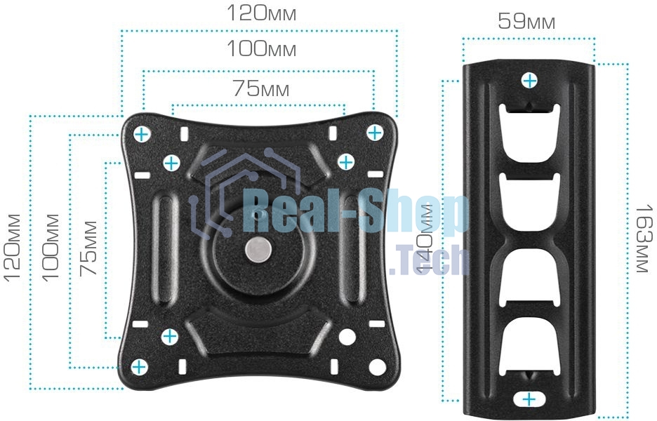 Кронштейн для телевизора Arm Media LCD-205 черный, 14