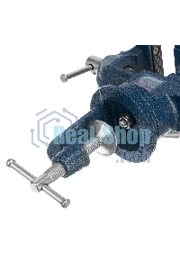 Тиски слесарные Сибртех, настольные, поворотные, ширина рабочих губок 50 мм, наковальня