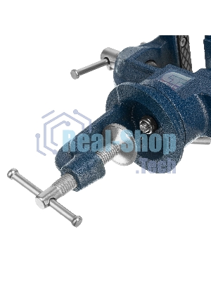 Тиски слесарные Сибртех, настольные, поворотные, ширина рабочих губок 50 мм, наковальня