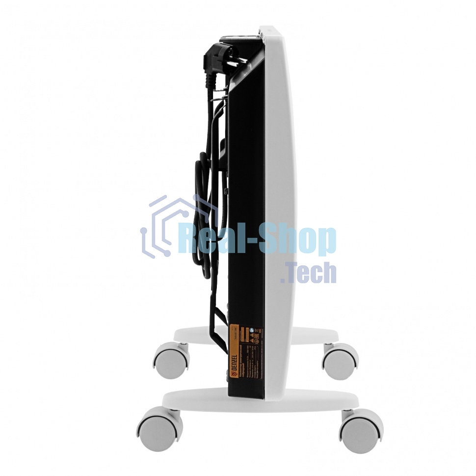 Конвектор гибридный Denzel HybridX-1000 белый, 1000 Вт, 20 м2, термостат, дисплей