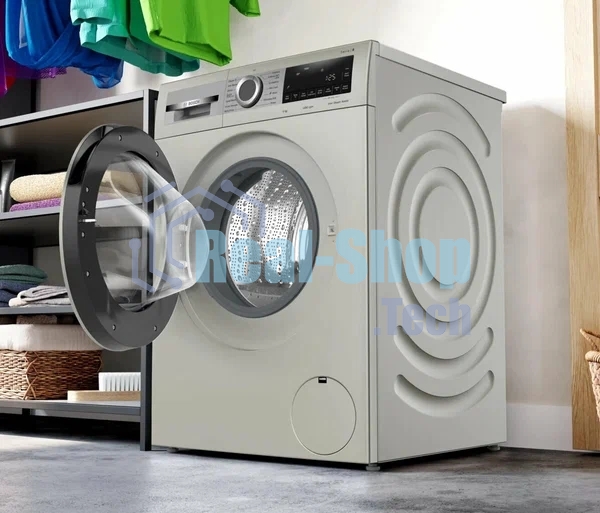 Стиральная машина Bosch Serie 4 WGA2440XME серебристый, загрузка фронтальная 9 кг, 1400 об/мин., класс: А+++