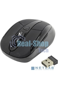 Мышь беспроводная Canyon MSO-W6 черный, 1600 dpi, радиоканал, USB, кнопки - 6