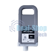 Картридж струйный Sakura 9821B001 (PFI-707BK) для Canon, черный, 700 мл.