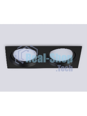 Светильник Ambrella light TN52235/2 BK черный IP20 GX53/2 220*110*44