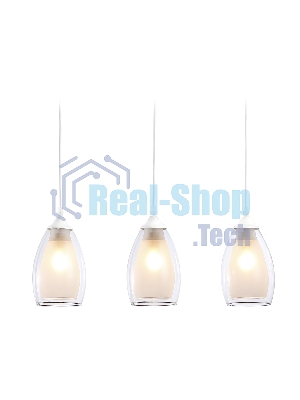 Светильник Ambrella light TR3536/3 WH/CL/FR белый/прозрачный/белый матовый E27*3 max 40W 640*120*820