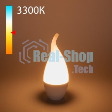 BLE1431/ Светодиодная лампа Свеча на ветру СDW LED D 8W 3300K E14