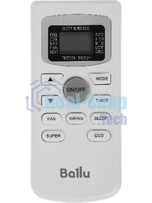 Кондиционер оконный Ballu BWC-09 AC 9000 BTU, 24 м², 49 дБ, охлаждение, осушение, белый
