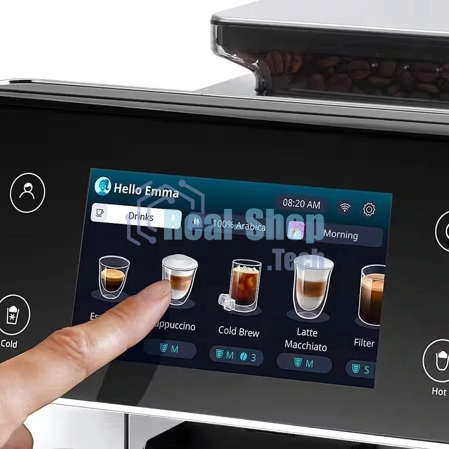Кофемашина DeLonghi ECAM630.55.SSM 1450Вт черный/серебристый