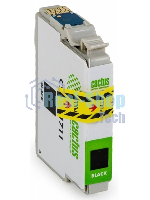 Картридж струйный Cactus CS-EPT1711 черный (14,6 мл) для Epson Expression Home XP-33/103/203/207/303/306/403/406