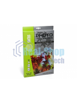 Фотобумага Cactus CS-GA418050DS A4/180г/м2/50л. глянцевая для струйной печати двусторонняя